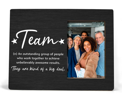 XDFVL Team Picture Frame, Team Ever, Team Gifts, Desk Picture Frames for Office, Team Gifts for Employees, Team Appreciation Gifts for Employees, Gifts for Work Team, Photo Frame 4x6