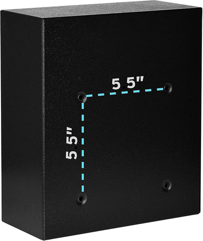 AdirOffice Wall Mount Mailbox - Mailbox with Lock and Keys- Durable Wall Mounted Locking Mailbox and Cash Drop Box for House, Apartments and Bussiness After Hours Deposits