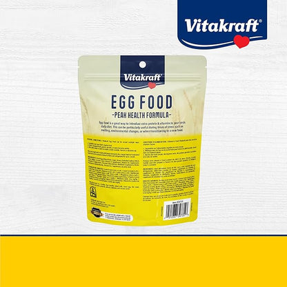 Vitakraft VitaSmart Egg Food for Birds - Daily Supplement for Parrots,Parakeets,Cockatiels,and Canaries - Bird Calcium Supplement 1.1 Pound,(Pack of 2)