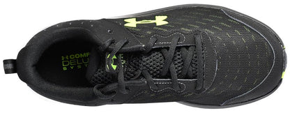 Under Armour Men's Charged Assert 10, (004) Black/Black/High Vis Yellow, 7.5, US