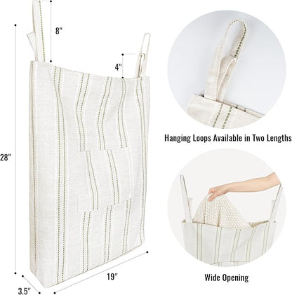 AELS Farmhouse Hanging Laundry Hamper