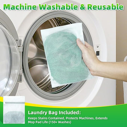 Reusable Microfiber Mop Pads Compatible