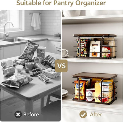 2 Pack Extra Large Pantry Baskets