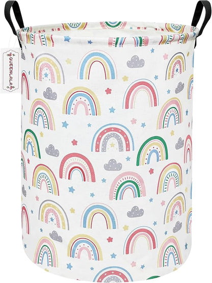 QUEENLALA Large Storage Basket, Laundry Hamper/Bathroom/Home Decor/Collapsible