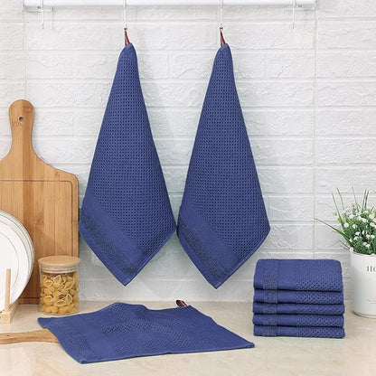 Homaxy 100% Cotton Dish Cloths, 8 Pack