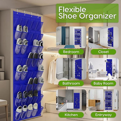 Unjumbly Over the Door Shoe Organizer