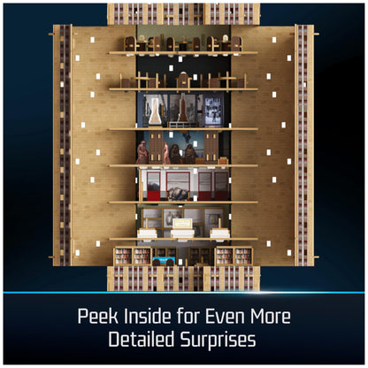 4D Build, Architect Series Empire State Building 3D Model Kit with LED Lights, Desk Décor, Adult Puzzles, Building Toys, 3D Puzzles for Adults & Teens, 479 Pieces, for Ages 12 & Up