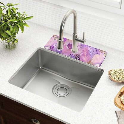 Kitchen Sink Splash Guard 1 PC 30 Inch Sink Faucet Mat Splash Guard