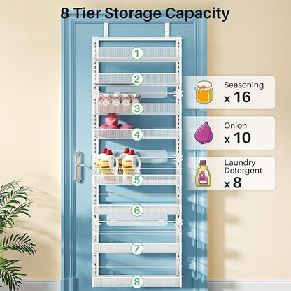 SNTD 8 Tiers Over the Door Organizer
