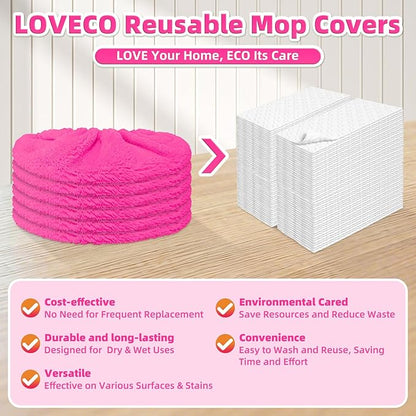 Reusable Mop Pads fit Swiffer Sweeper Mop