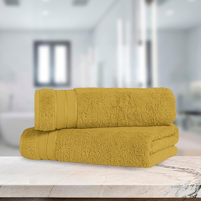 Elegant Comfort Three Line Popcorn Towel Set