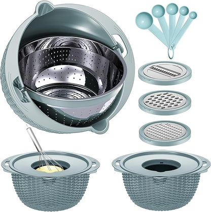 4-1 Strainer Bowl with Lid Set