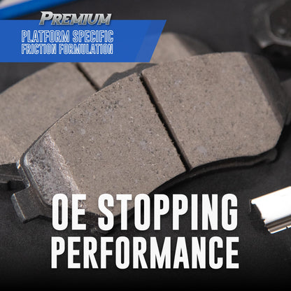 Bendix Premium SBC1363 Ceramic Front Brake Pads for Cadillac Escalade, ESV,EXT,XTS,Chevrolet Avalanche,Cheyenne,Express 1500,Silverado Classic,LD,Suburban,Tahoe,GMC Savana Sierra,Limited,Yukon,XL,
