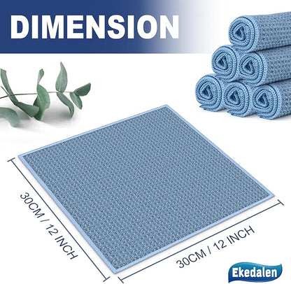Microfiber Cleaning Cloth Waffle Weave