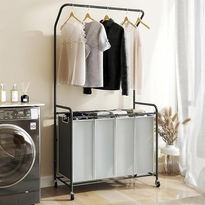 ROMOON Rolling Laundry Basket Organizer