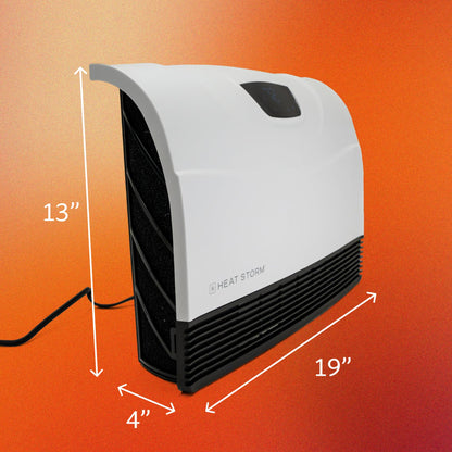 Heat Storm HS-1500-PHX-WIFI Infrared Heater, Wifi Wall Mounted