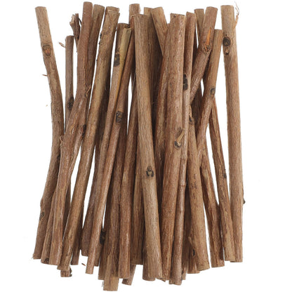 Didiseaon 100pcs 3. 9-inch Natural Wood Sticks, Tea Tree & Boxwood, Driftwood Style for DIY Crafts, Photo Props, & Home Decor Supplies
