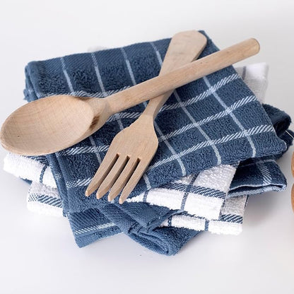 Ritz Premium 100% Cotton Terry Check Kitchen Dish Cloths