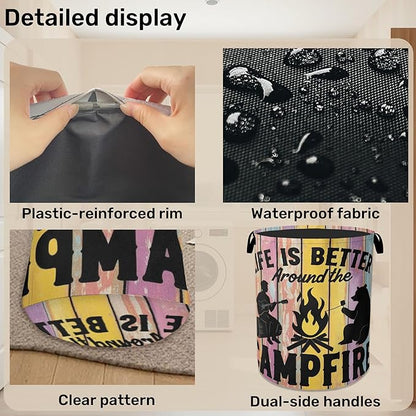 Camping Foldable Laundry Hamper
