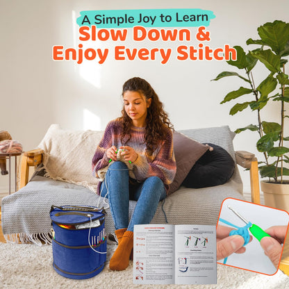 Crochet Kit for Beginners Adults & Kids | 69-Piece Complete Crochet Starter Kit 20 Yarn Colors 1120 Yards 9 Ergonomic Hooks | Learn to Crochet with Easy Step-by-Step Guide – Crocheting Supplies & Gift