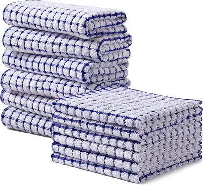Homaxy Kitchen Towels and Dishcloths Set, 16 x 25 and 12 x 12 Inches, Super