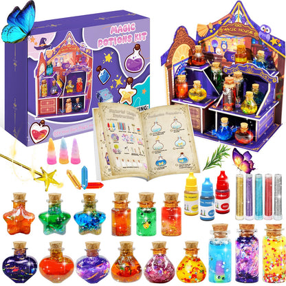 Rileryan Magic Potion Kit Fairy Potion Making Kits DIY Craft for Christmas Halloween Decoration Birthday Gifts