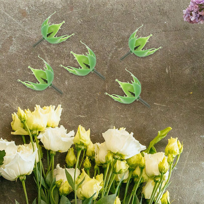 VOSAREA 100pcs Rose Calyx Blush Flowers Receptacle Artificial Flower Calyxes Flower Fake Calyx Floral Sepals Bouquet for DIY Craft Flower Arrangement