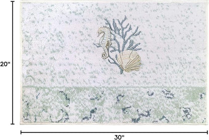 Avanti Linens - Bath Mat, Cotton Bathroom Rug, Sea Inspired Home Decor