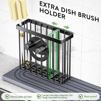Cisily Diatomite Faucet Mat for Kitchen Sink Protectors