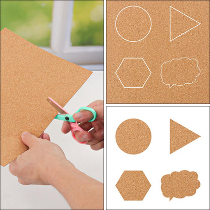 Yiksonyo 26 FT Length Self Adhesive Cork Roll, 17.3 Inch Width Self-Adhesive Cork Board Roll for Crafts, Home, and Office Decor, Easy to Use and Durable