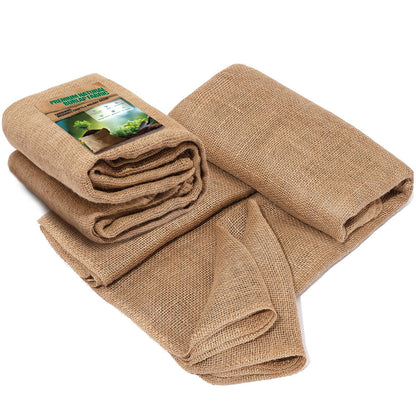 40" x20 Feet Premium Natural Burlap Fabric Roll – Multipurpose for Gardening, Weddings, Crafts & Holiday Decor – Wedding Aisle Runner, Halloween/Christmas Burlap, Weed Barrier & More(40in*20ft)