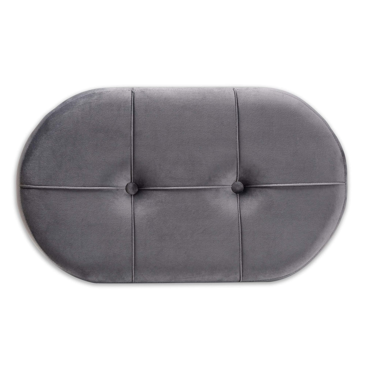 Baxton Studio Ottomans, Grey/Natural
