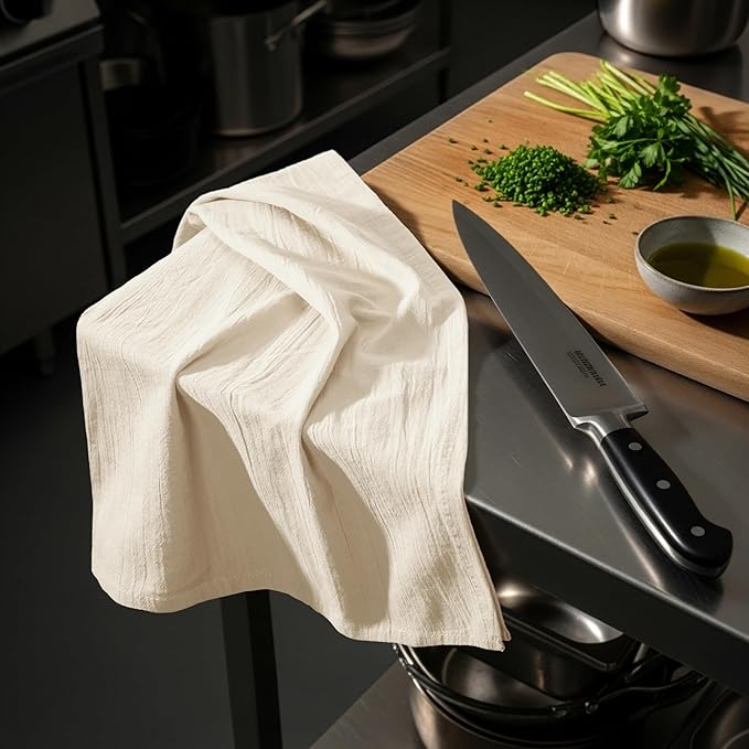 Utopia Kitchen Natural Flour Sack Towels 100% Cotton Tea Towels