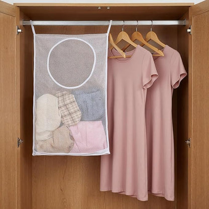 Portable Hanging Laundry Hamper, 28.74 X 18.89 Inches, Over the Door Laundry