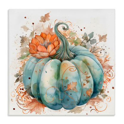 Stupell Industries Boho Pumpkin & Blossom Canvas Wall Art, design by Creative Studio, 17 x 17