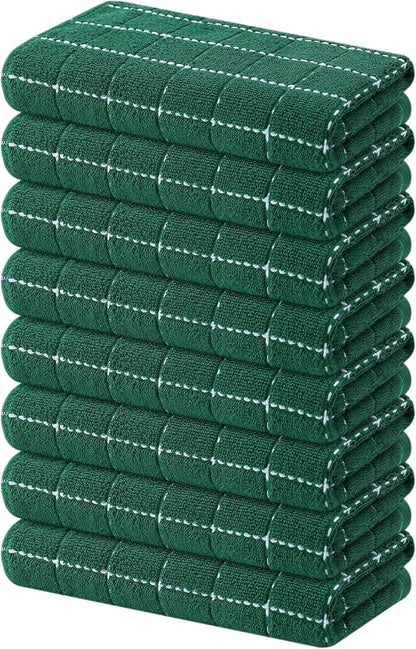 Mordimy 100% Cotton Terry Cloth Kitchen Towels, Super Soft and Absorbent Dish