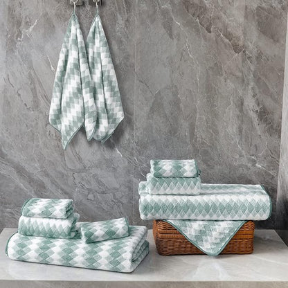 Hand Towels Set 2 Pack-16“x31” Ultra Soft Microfibers Bathroom Towel Set Highly