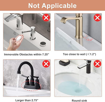 14.5 inch Silicone Faucet Mat for Kitchen Sink