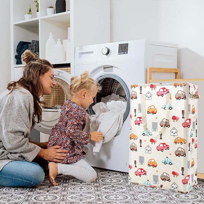 Odonata Slim Laundry Hamper Handles Collapsible Laundry Basket Thin Dirty