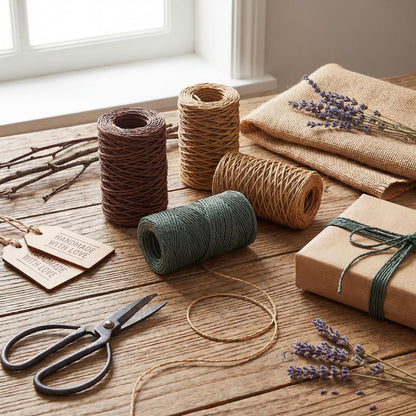Threlaco 3 Roll 164 Feet Floral Wire Rustic Vine Bind Wire for Wreath Making, Flower Bouquets, DIY Craft, Gift Wrapping, and Wedding Decor(Brown, Green, Khaki,0.04, 0.06, 0.08 Inch)