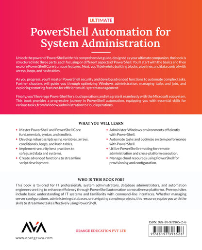 Ultimate PowerShell Automation for System Administration: Streamline Automation and Administration Tasks with Advanced PowerShell Techniques and ... (Cloud Ops Engineer — Automation Path)
