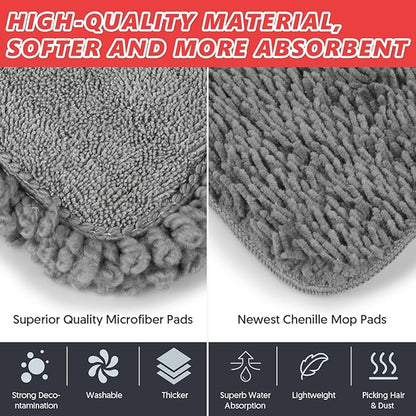 HOMTOYOU Dust Mop for Hardwood Floors: Microfiber Spray Mop for Cleaning