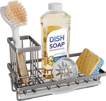 SWTYMIKI Sink Caddy Sponge Holder