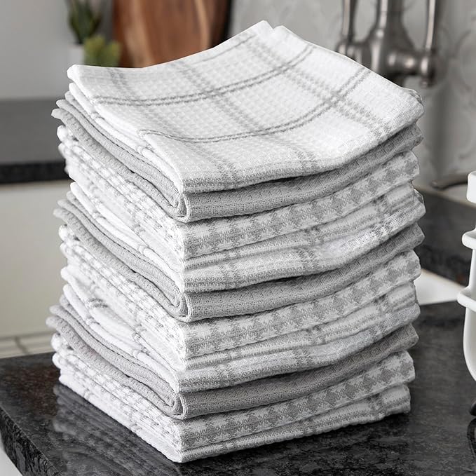 T-Fal Premium Waffle Dish Cloths: Highly Absorbent, Super Soft Long Lasting