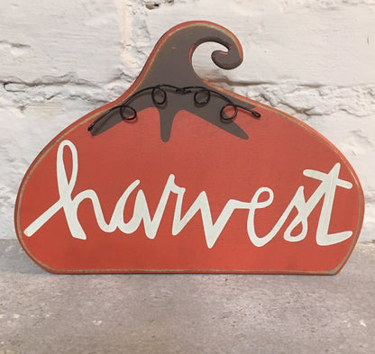 Primitives by Kathy Chunky Shelf Sitter, 8.5 x 6.25-Inch, Harvest Pumpkin