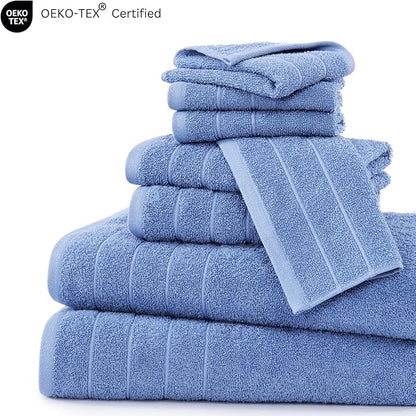 Casa Platino Cotton Bath Towel 8 Piece Set