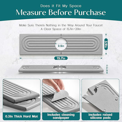 Kitchen Sink Faucet Mat