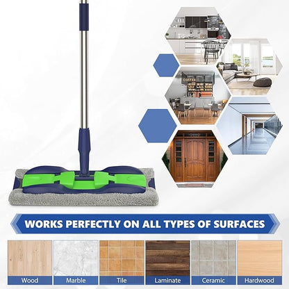 Microfiber Mops for Hardwood Floor Cleaning: MEXERRIS Flat Floor Mop