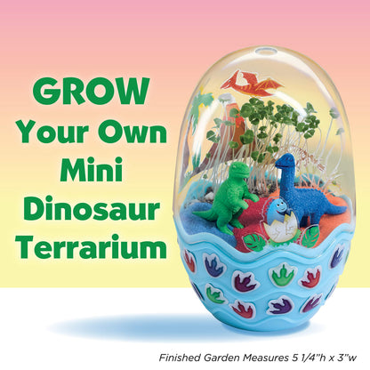 Creativity for Kids Mini Garden Dinosaur: Terrarium Kit for Kids - Dinosaur Crafts for Boys, Dinosaur Toy and Science Kit for Kids, Spring Crafts (Ages 6+)