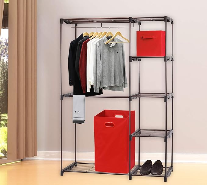 Simple Houseware Foldable Closet Laundry Hamper Basket